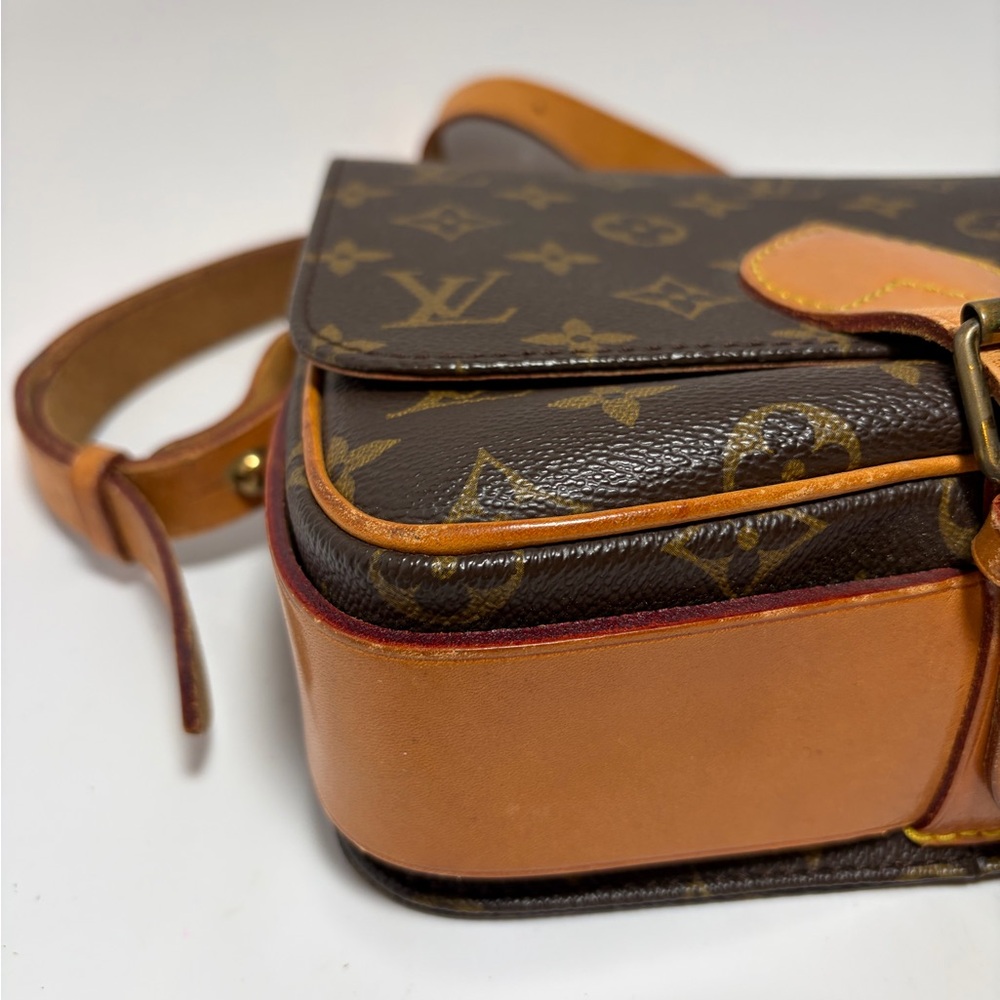 SOLD Louis Vuitton Cartouchière MM Monogram Crossbody/Shoulder Bag Vintage - Picture 9 of 16